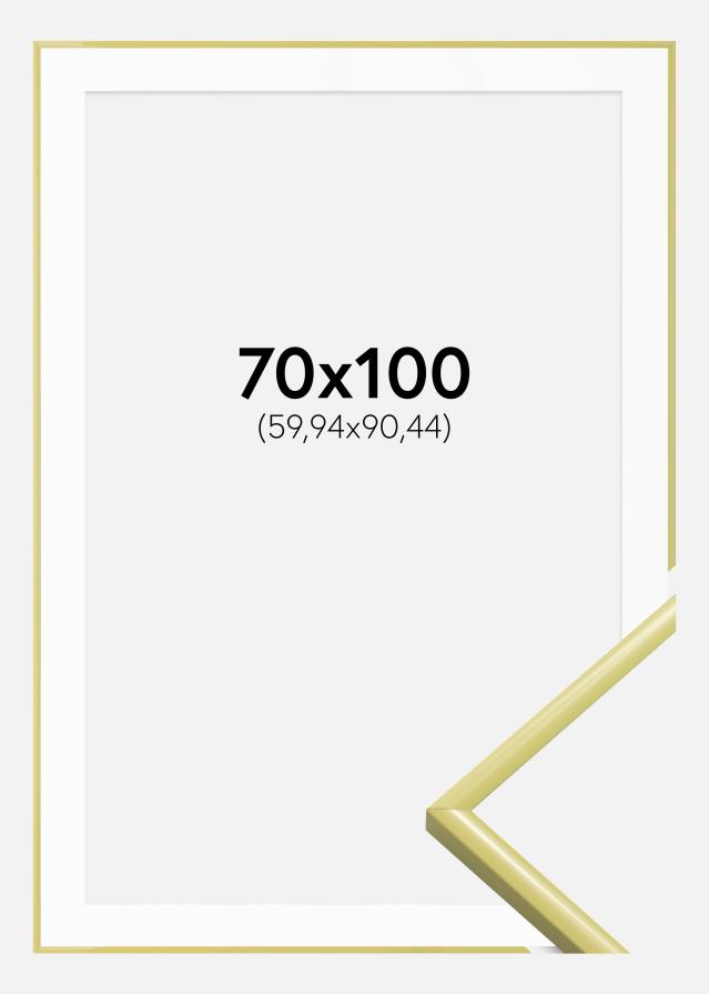 Keret New Lifestyle Világossárga 70x100 cm - Paszpartu Fehér 24x36 inches