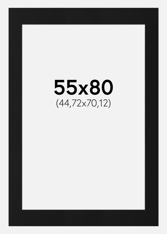 Paszpartu Fekete Standard (Fehér Mag) 55x80 cm (44,72x70,12)