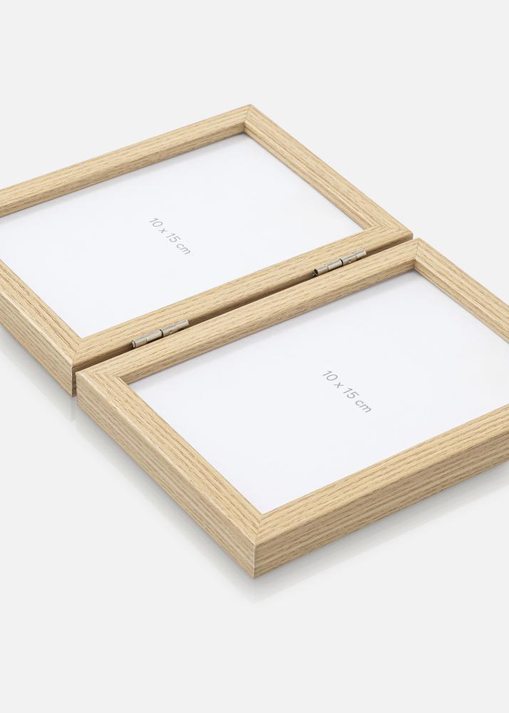 Összecsukható Keret Tömör Tölgy 10x15 cm