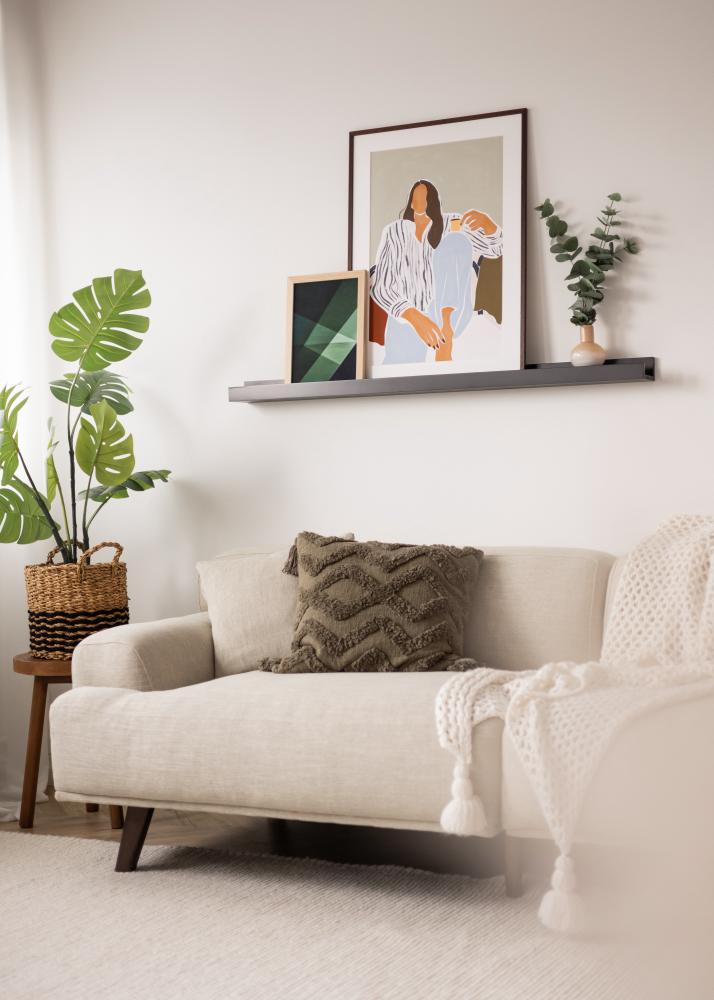 KAILA Képtartó Fekete 120 cm