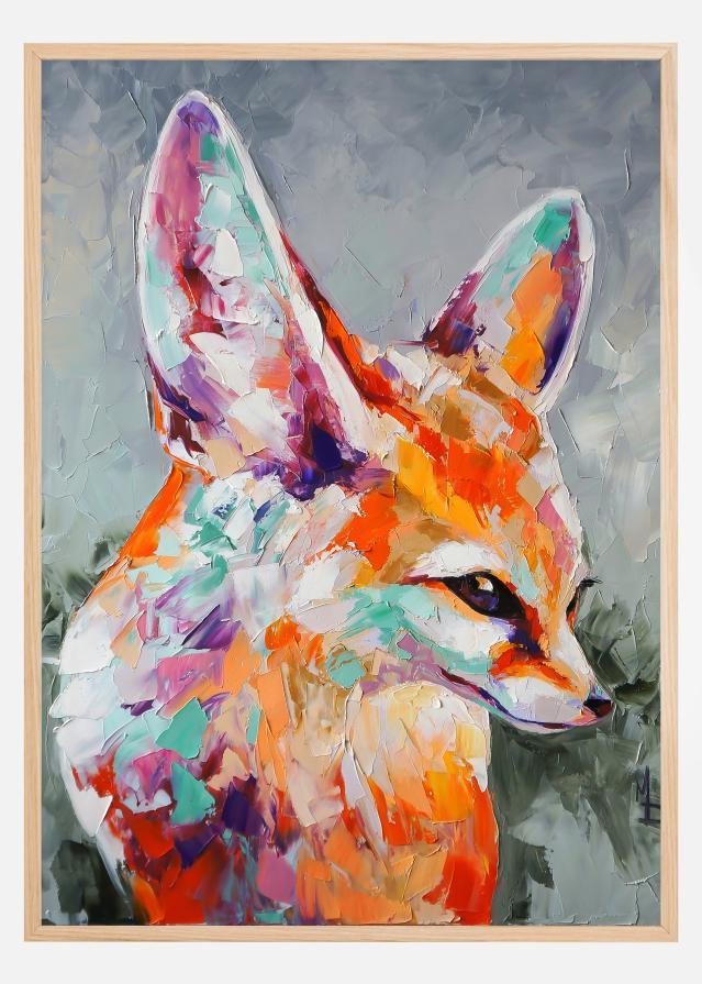 Fox Painting Poszter