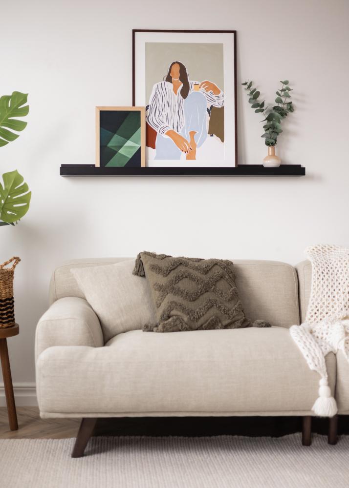 KAILA Képtartó Fekete 120 cm