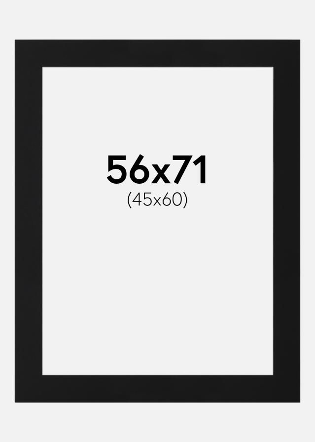 Paszpartu Fekete Standard (Fehér Mag) 56x71 cm (45x60)