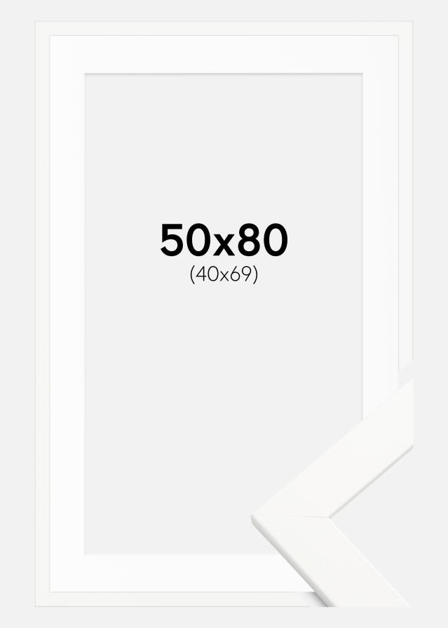 Keret Trendline Fehér 50x80 cm - Paszpartu Fehér 41x70 cm