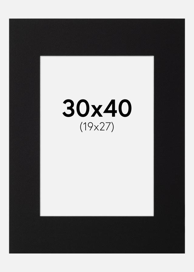 Paszpartu Canson Fekete Fehér él 30x40 cm (19x27)