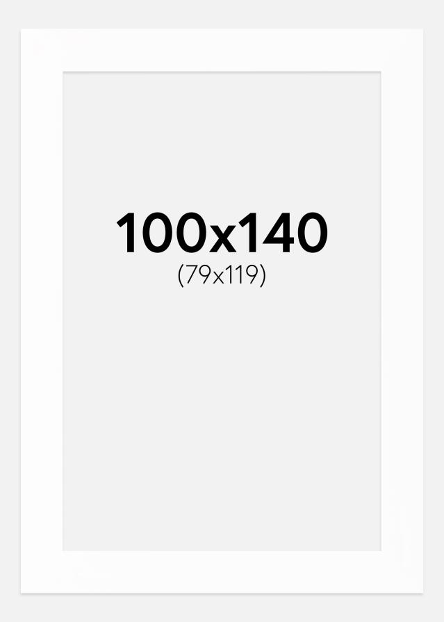 Paszpartu Canson Fehér Fehér él 100x140 cm (79x119)