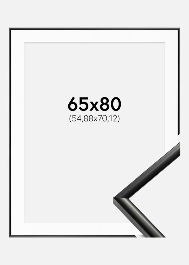 Keret New Lifestyle Fekete 65x80 cm - Paszpartu Fehér 22x28 inches