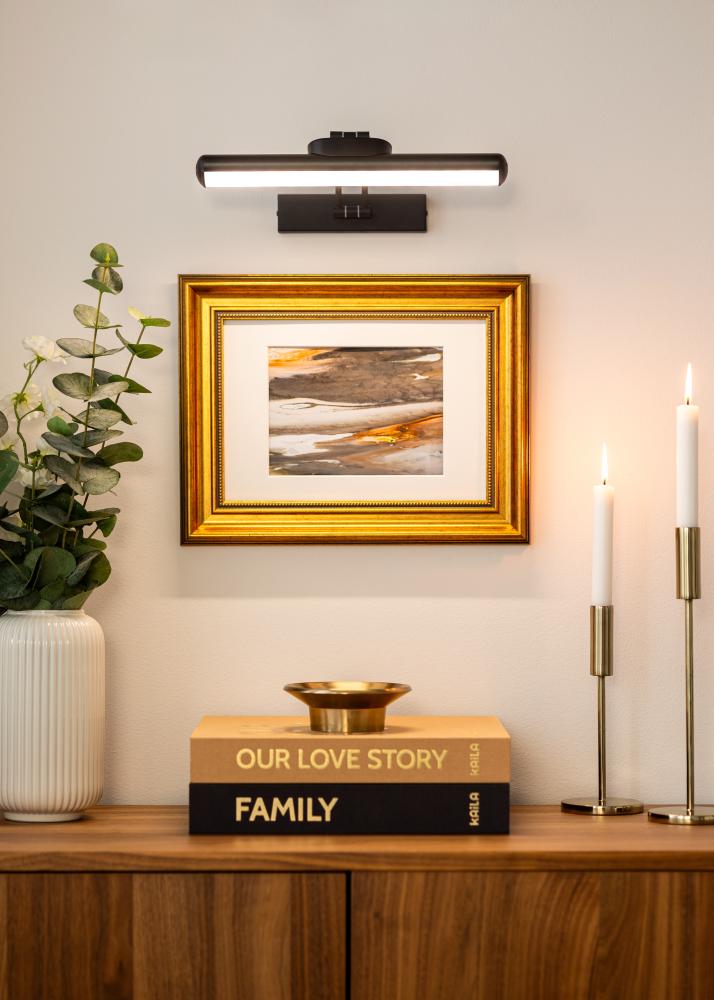 KAILA Gleam Elemmel ellátott Képmegvilágítás 32 cm - Fekete