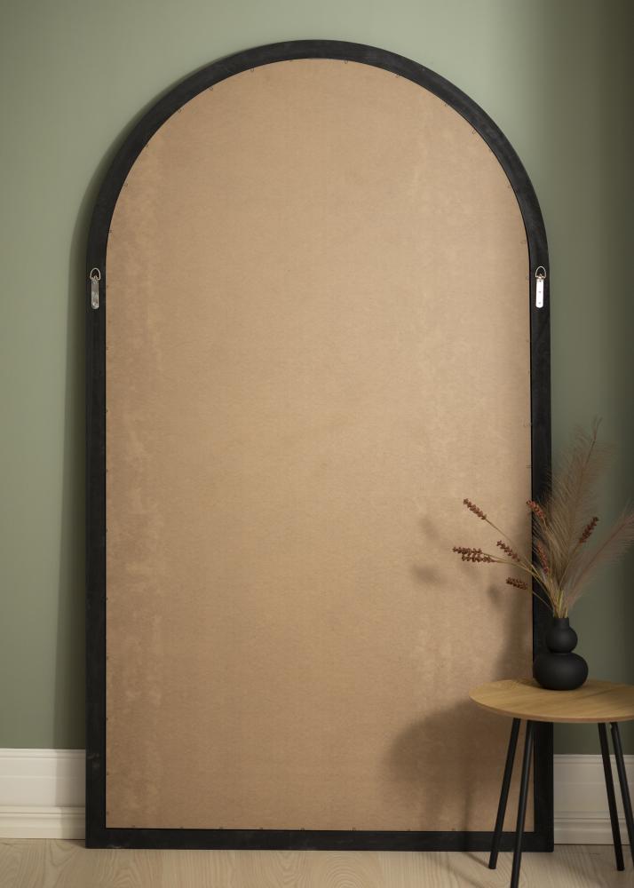 Tükör Window fenyő Dome Fekete 103x180 cm