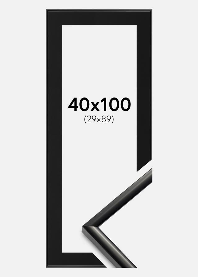 Keret New Lifestyle Fekete 40x100 cm - Paszpartu Fekete 30x90 cm