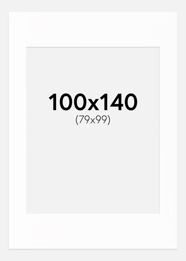 Paszpartu Canson Fehér Fehér él 100x140 cm (79x99)