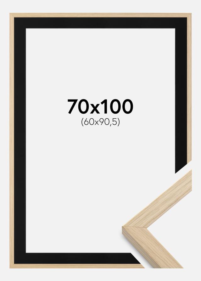 Keret Grimsåker Tölgy 70x100 cm - Paszpartu Fekete 61x91,5 cm