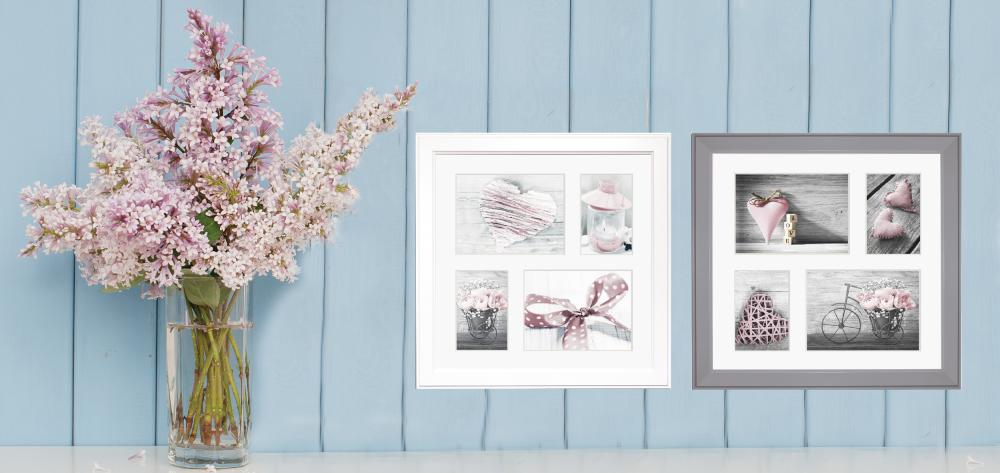 Kollázs keret Malmö Fehér - 4 Képek