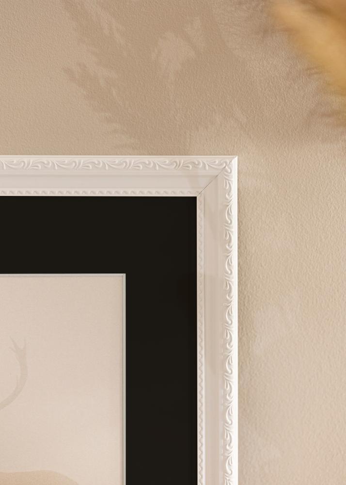 Keret Abisko Fehér 30x40 cm - Paszpartu Fekete 18x27 cm