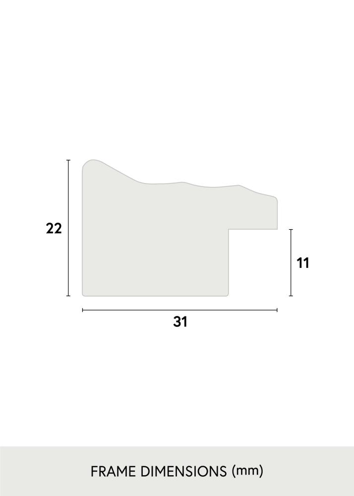 Tükör Heby Ezüst - Egyéni méret