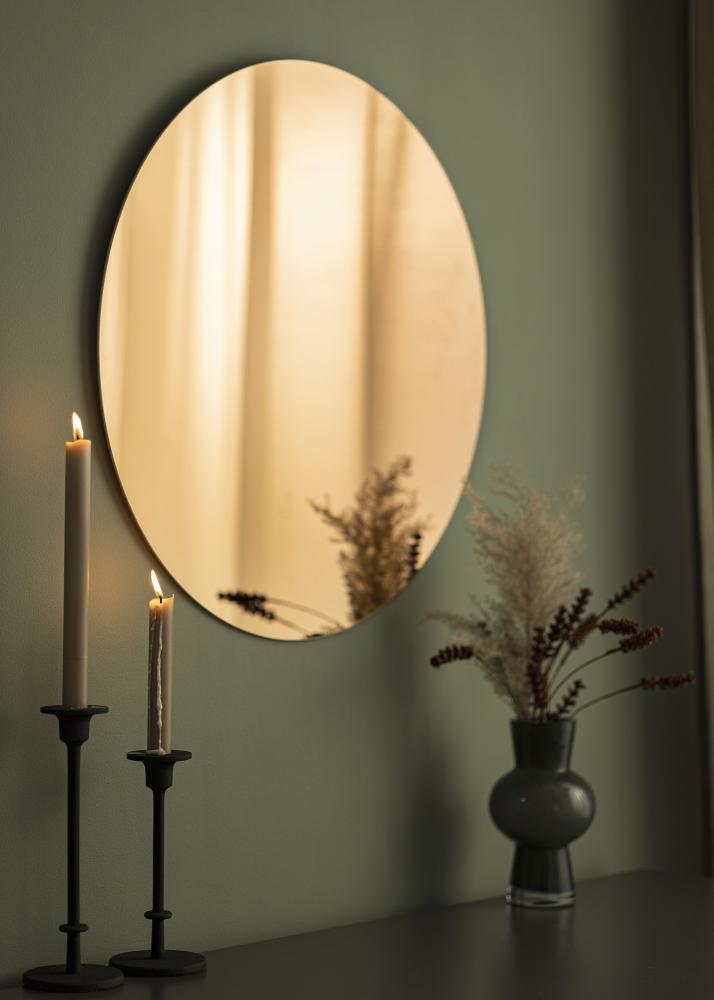 KAILA Kerek Tükör Rose Gold 60 cm Ø