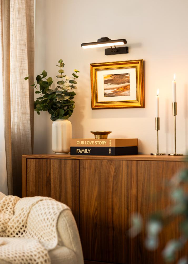 KAILA Gleam Elemmel ellátott Képmegvilágítás 32 cm - Fekete