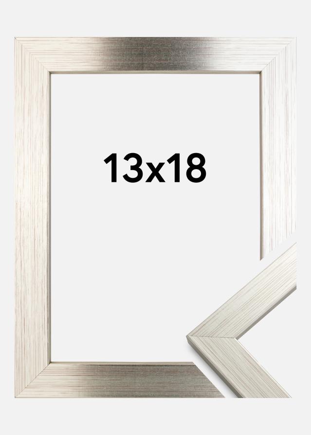 Keret Ezüst Wood 13x18 cm