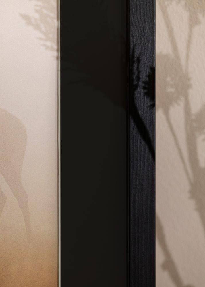 Keret Elegáns Fekete 30x40 cm - Paszpartu Fekete 21x29,7 cm (A4)