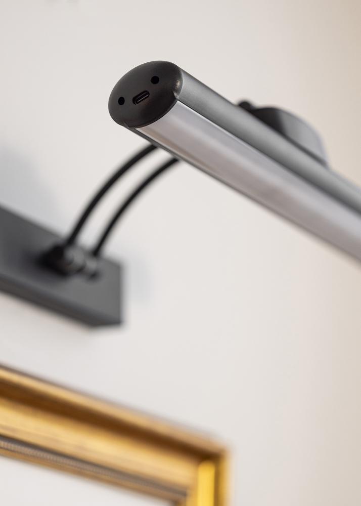 KAILA Gleam Elemmel ellátott Képmegvilágítás 32 cm - Fekete