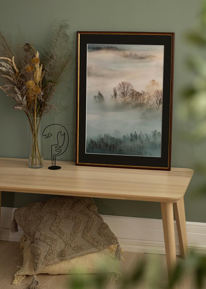 Keret Horndal Barna 35x50 cm - Paszpartu Fekete 24x30 cm