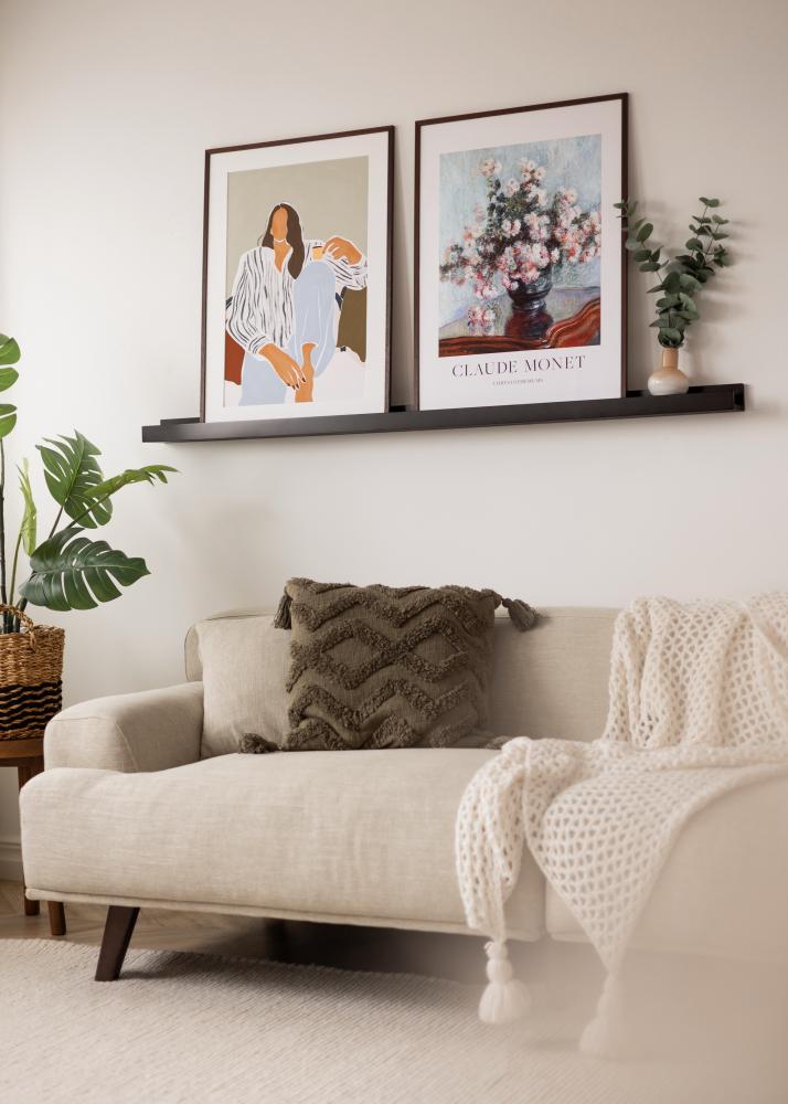 KAILA Képtartó Fekete 150 cm