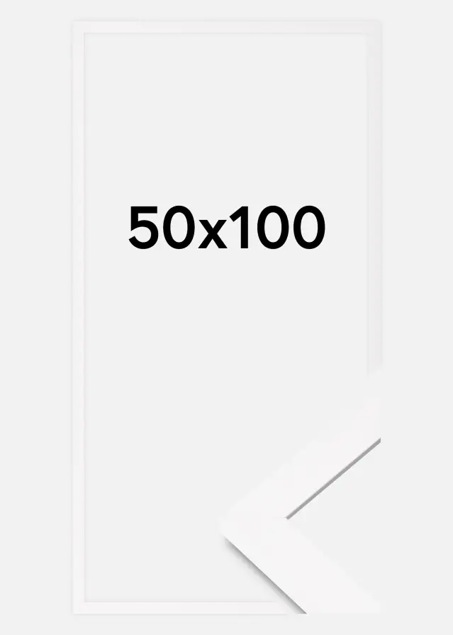 Keret BGA Classic Akrilüveg Fehér 50x100 cm