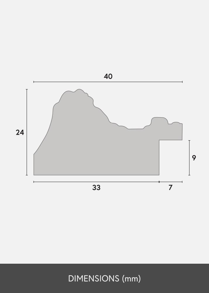 Keret Ornate Akrilüveg Arany 60x80 cm