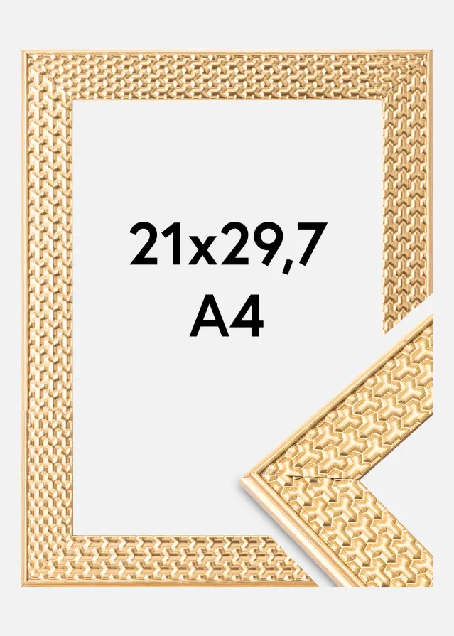 Keret Grace Akrilüveg Arany 21x29,7 cm (A4)