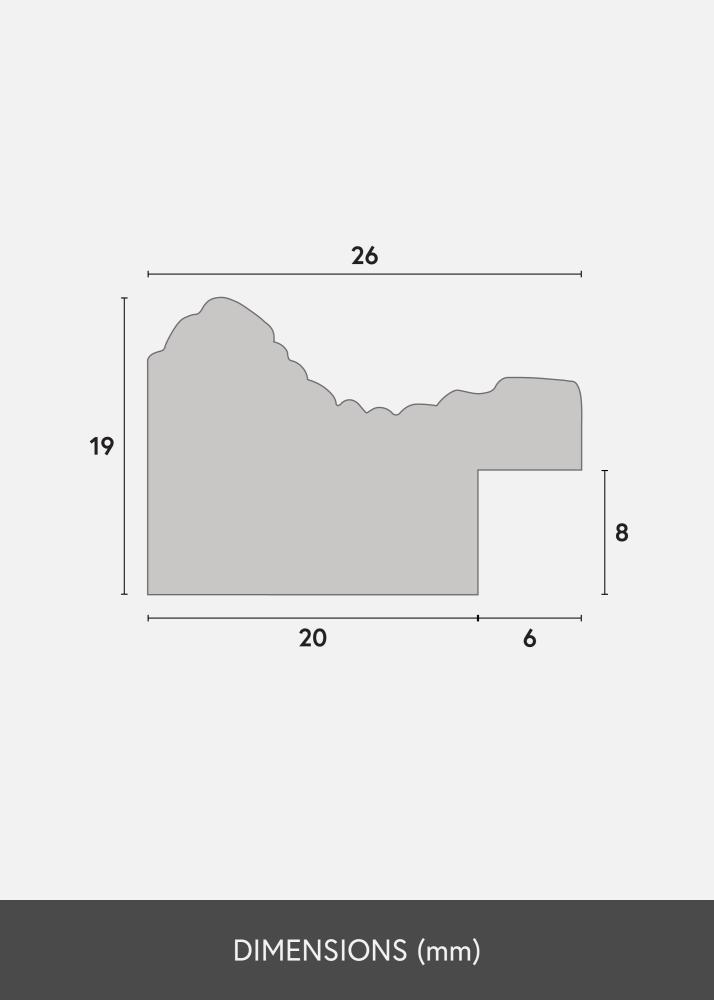 Keret Lattice Akrilüveg Arany 21x29,7 cm (A4)
