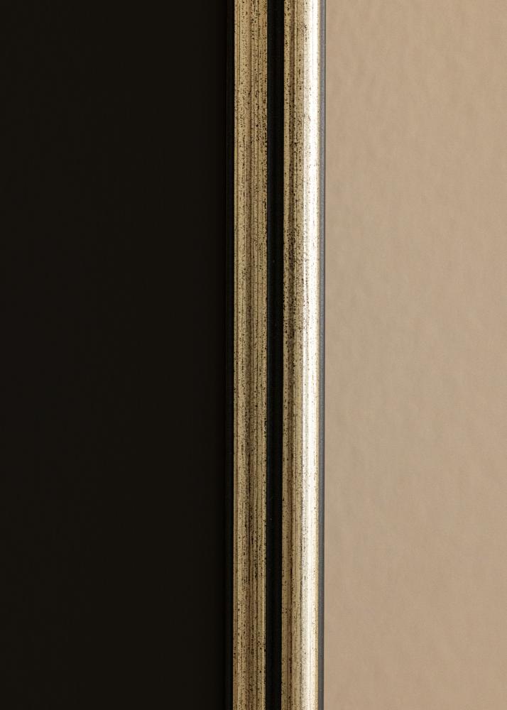 Keret Horndal Ezüst 20x30 cm - Paszpartu Fekete 15x22 cm