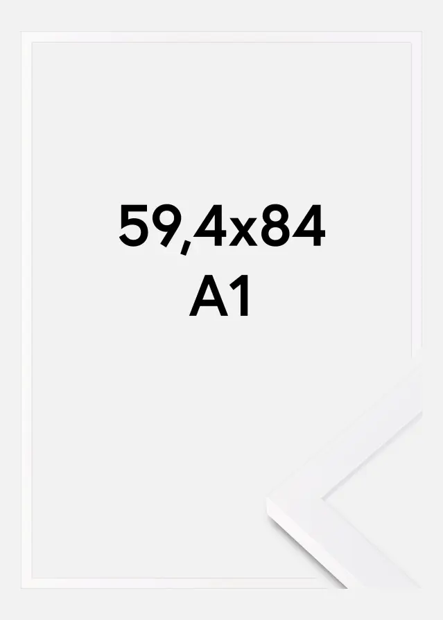 Keret Selection Akrilüveg Fehér 59,4x84,1 cm (A1)