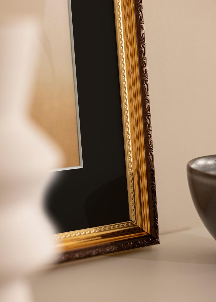 Keret Abisko Arany 24x30 cm - Paszpartu Fekete 18x24 cm