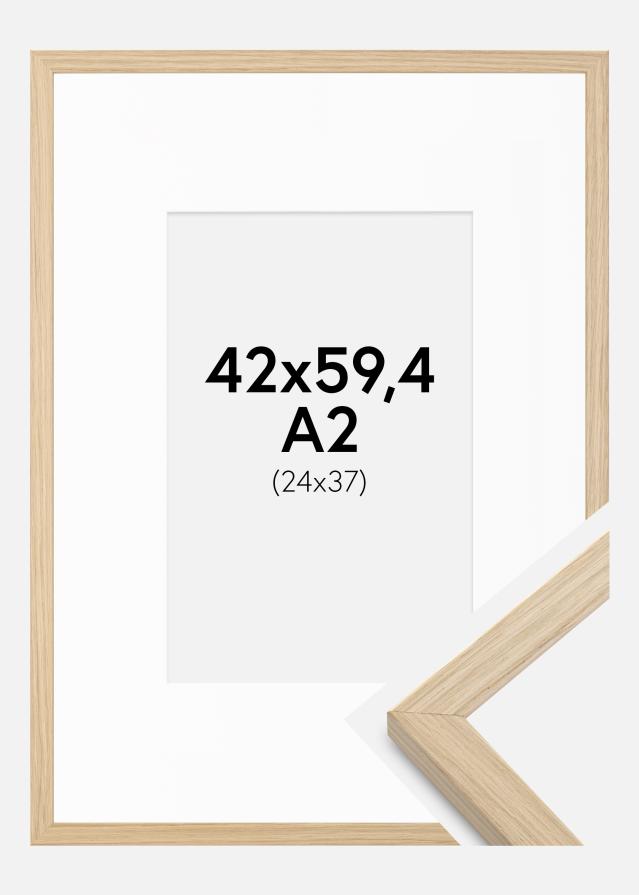 Keret Grimsåker Tölgy 42x59,4 cm (A2) - Paszpartu Fehér 25x38 cm