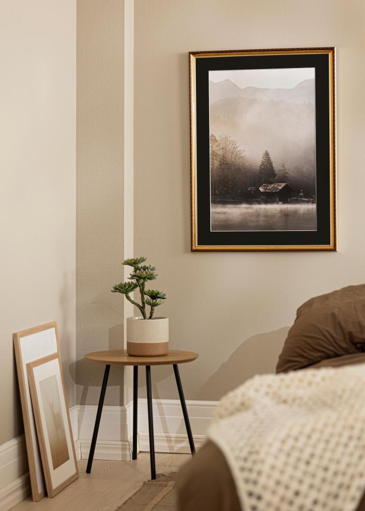 Keret Abisko Arany 24x30 cm - Paszpartu Fekete 18x24 cm