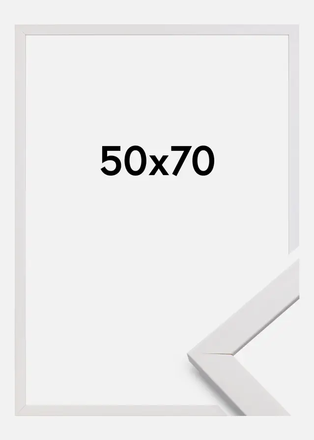 Keret Elegáns Akrilüveg Fehér 50x70 cm