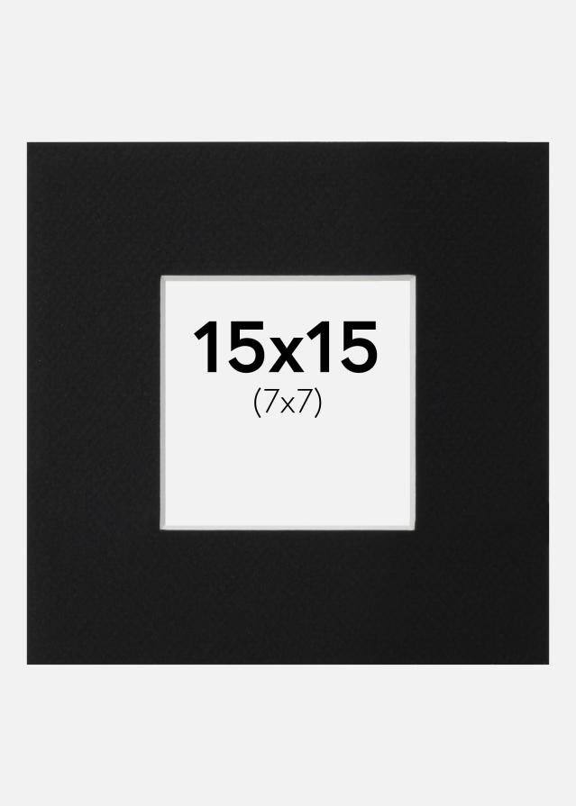 Paszpartu Fekete Standard (Fehér Mag) 15x15 cm (7x7)