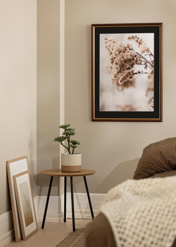 Keret Siljan Barna 40x50 cm - Paszpartu Fekete 27x35 cm