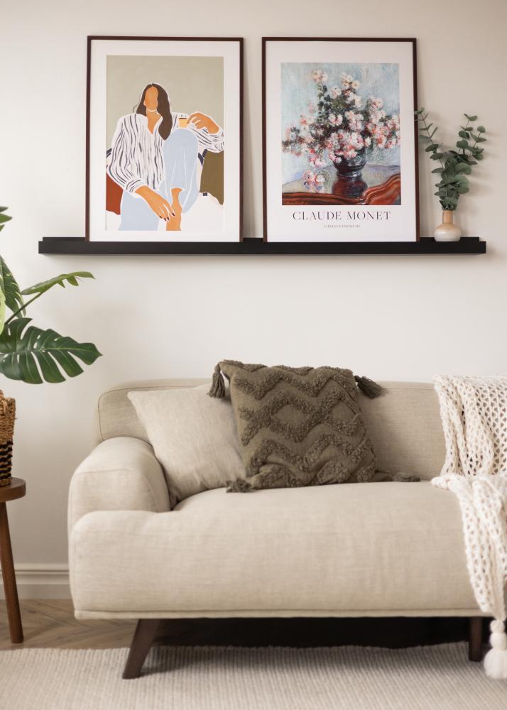 KAILA Képkeretléc Fekete 140 cm