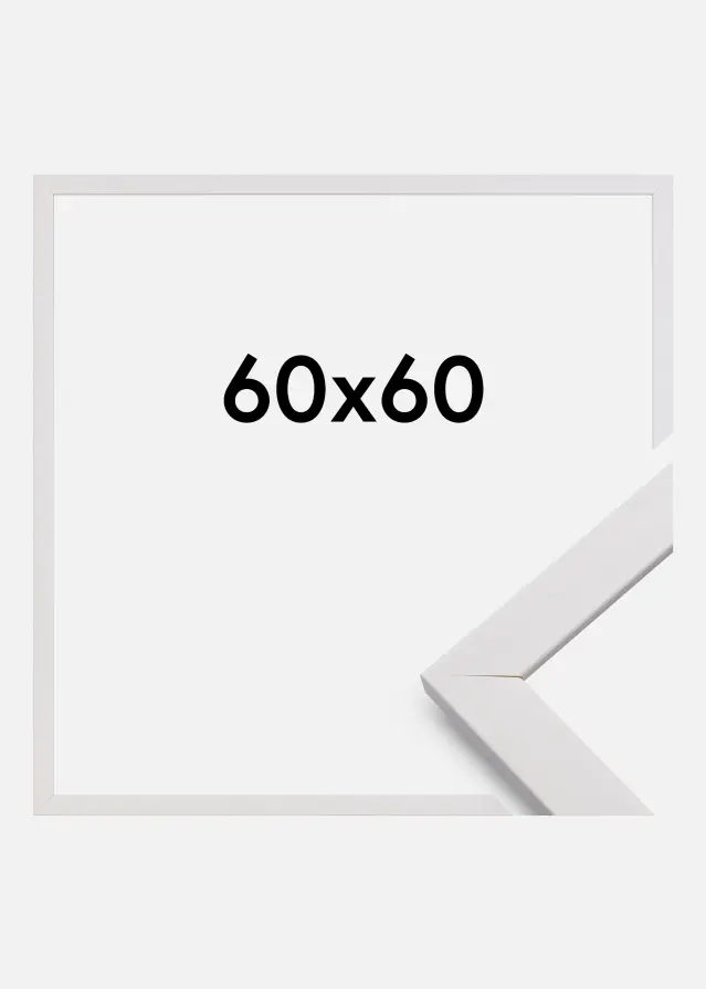 Keret Elegáns Fehér 60x60 cm