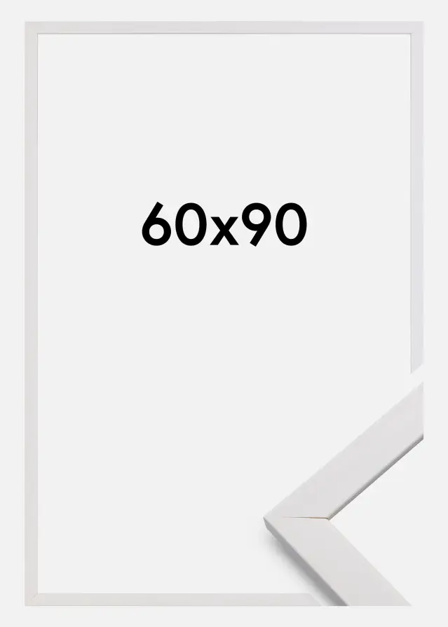 Keret Elegáns Akrilüveg Fehér 60x90 cm