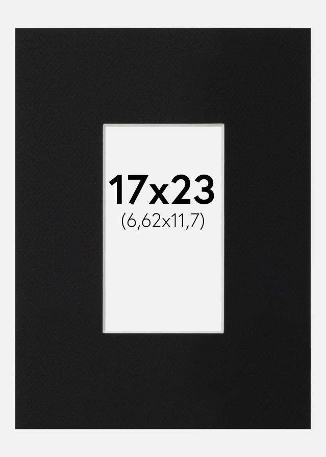 Paszpartu Fekete Standard (Fehér Mag) 17x23 cm (6,62x11,7)