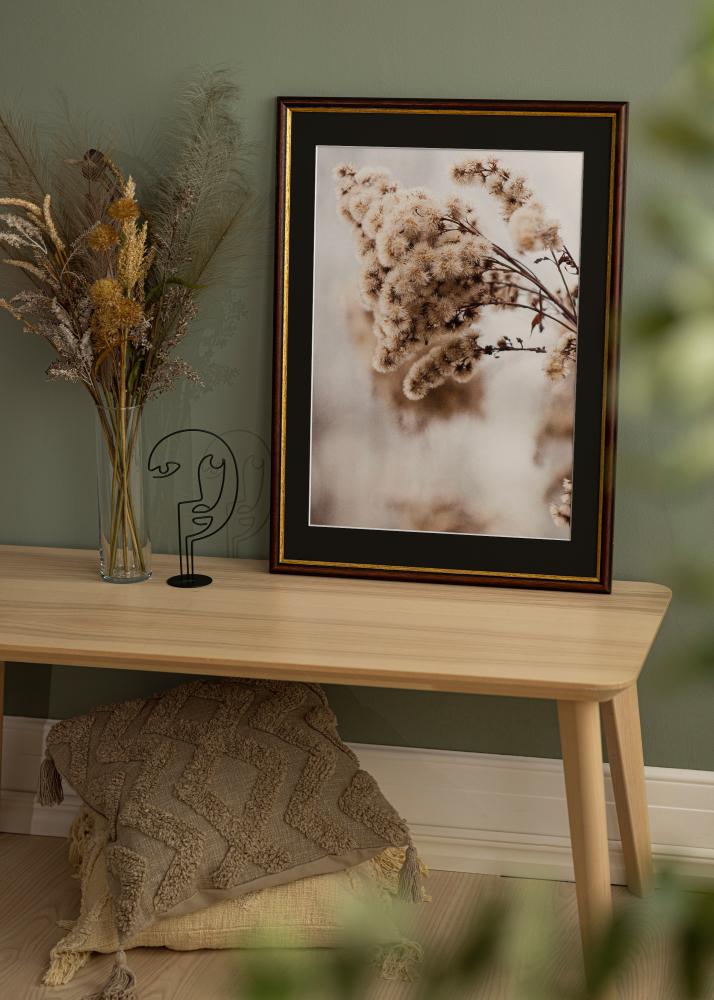 Keret Siljan Barna 40x50 cm - Paszpartu Fekete 27x35 cm