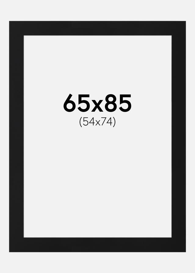 Paszpartu Fekete Standard (Fehér Mag) 65x85 cm (54x74)