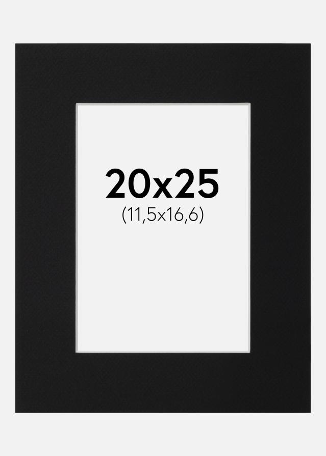 Paszpartu Fekete Standard (Fehér Mag) 20x25 cm (11,5x16,6)