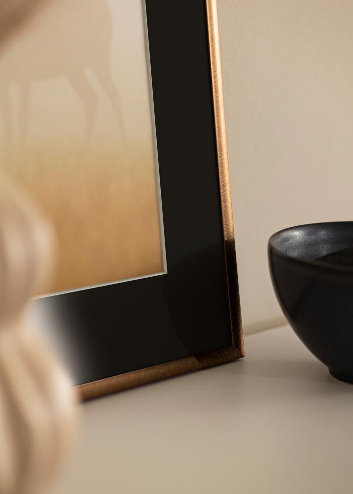 Keret New Lifestyle Bronz 60x80 cm - Paszpartu Fekete 50x65 cm