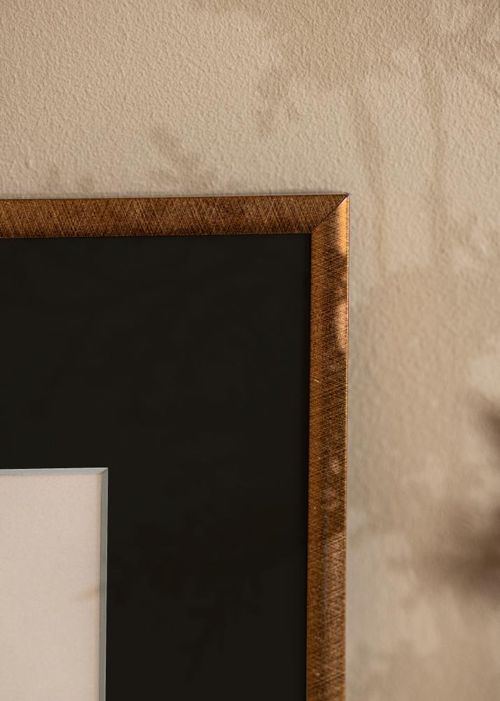 Keret New Lifestyle Bronz 60x80 cm - Paszpartu Fekete 50x65 cm