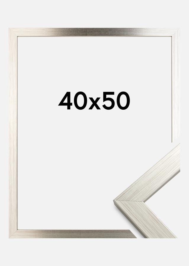 Keret Ezüst Wood 40x50 cm