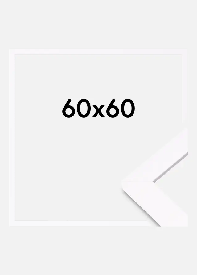 Keret Deco Akrilüveg Fehér 60x60 cm