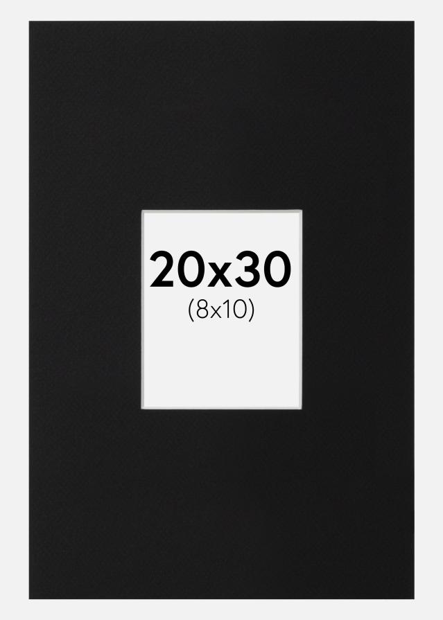 Paszpartu Fekete Standard (Fehér Mag) 20x30 cm (8x10)